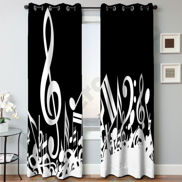 پنل آماده چاپی مخمل طرح موسیقی