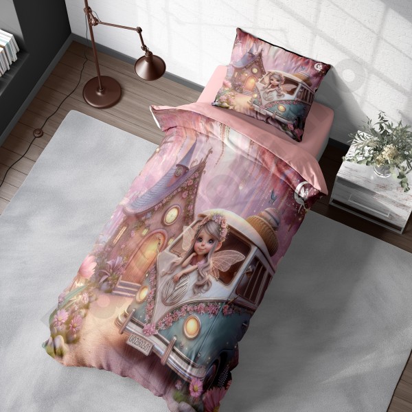 ست روتختی یکنفره طرح کودک دخترانه سه بعدی