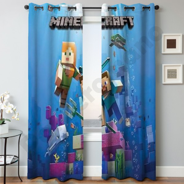 پنل آماده چاپی مخمل طرح ماینکرافت