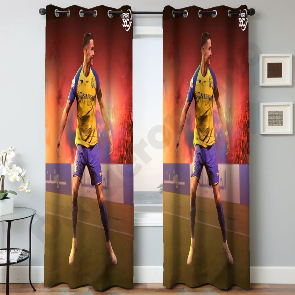 پنل آماده چاپی مخمل طرح کریستیانو رونالدو